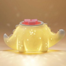 Electric Wax Melt Warmer White Candle Wax Warmer for Scented Wax Melter Ceram...