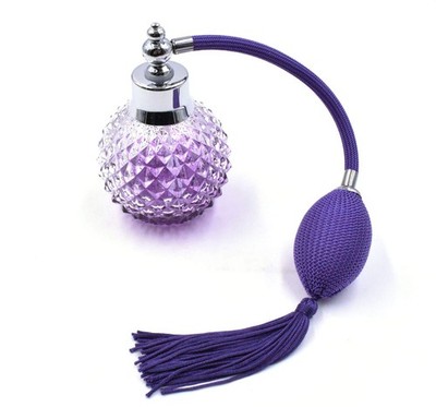 Crystal Art Vintage Style Refillable Perfume Atomizer Long Spray Bottle 100ml