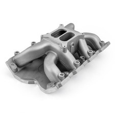 Ford 351w Block Cleveland 3v Heads Clevor Mid-air Midrise Intake Manifold Satin