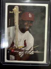 1999 Upper Deck MVP GOLD SCRIPT SIGNATURE #171 Edgar Renteria SP PARALLEL 15/100