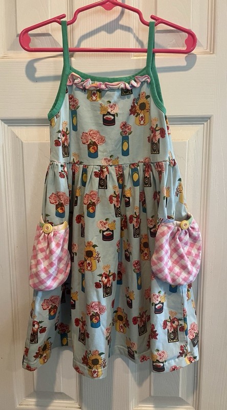 Matilda Jane MJ  Pocket of Flowers Brilliant Daydream tank boutique Dress size 6