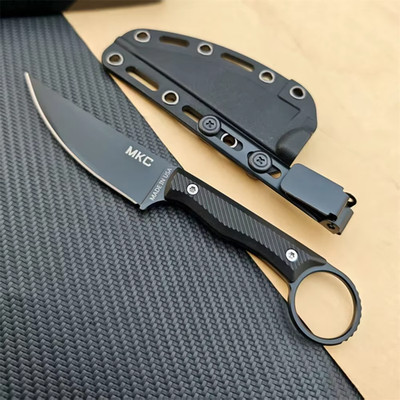 New Style Speedgoat Fixed Blade Outdoor Straight Knife Nylon Wave Fibe