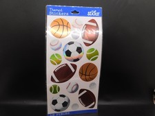 Sticko themed stickers Popular sports Balls 16pcs