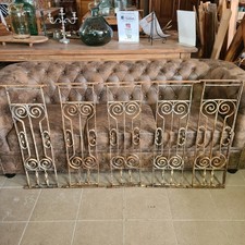 C4133 Konvolut: 5x Fenstergitter Balkongitter Rankgitter Jugendstil Zaun GITTER