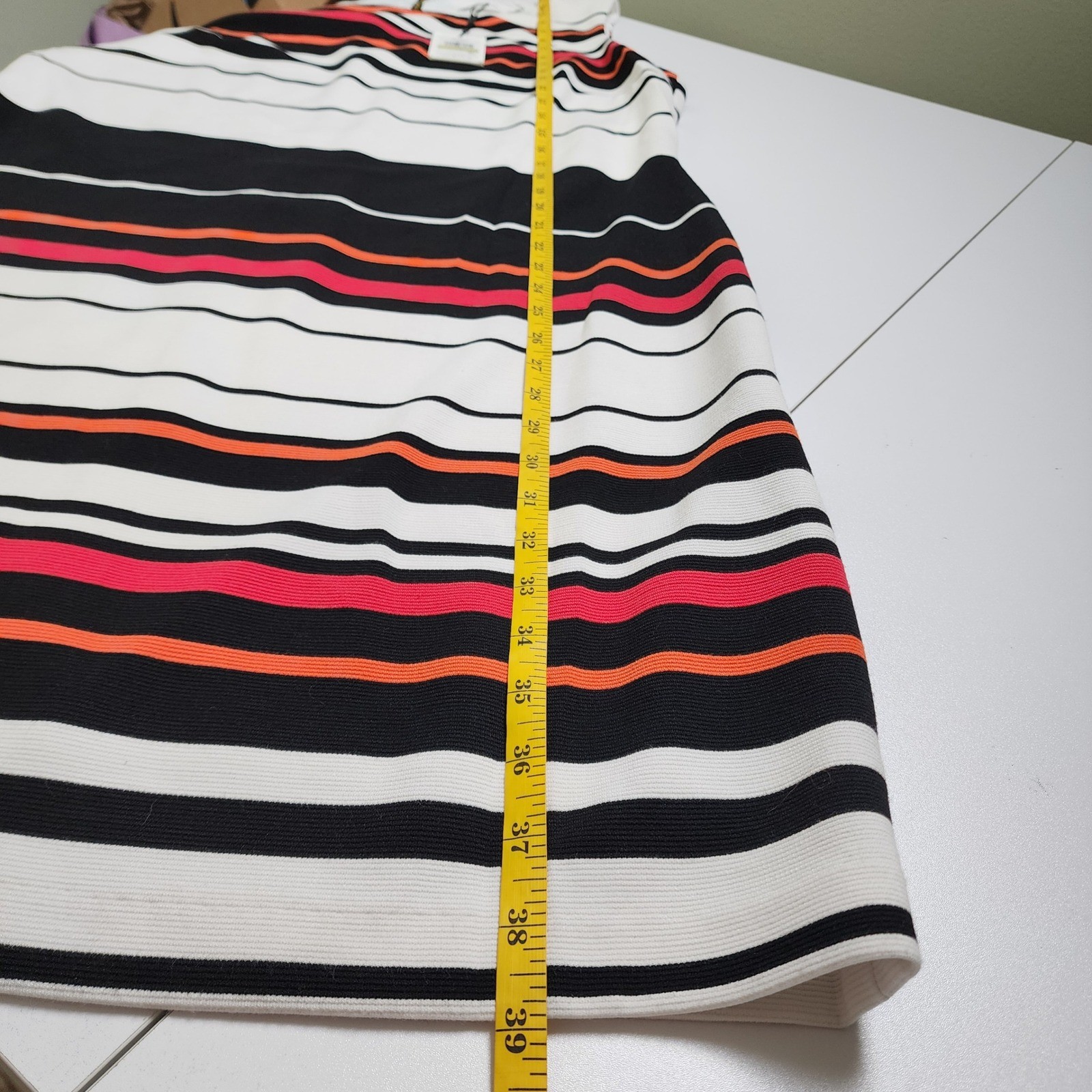 Calvin Klein Womens Striped Sleeveless Sheath Dress Size 14 Career Office NWT thumbnail 10