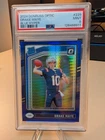 2024 Panini Optic - Rated Rookie Drake Maye #229 Blue Hyper Prizm (RC) PSA 9
