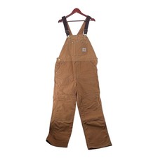 Carhartt VTG Mens Bib Overalls 40 X 30 Workwear Chore Barn USA Union Made R01