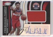 2019-20 Certified Freshman Fabric Signatures Admiral Schofield #AS Auto rf2