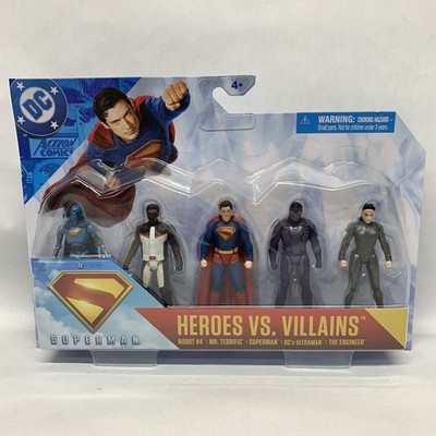    2025 Superman Heroes vs. Villains 3'' Action Figures 5-Pack