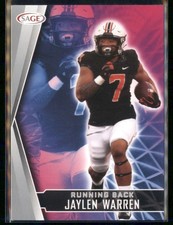 2022 SAGE - Jaylen Warren Silver #145