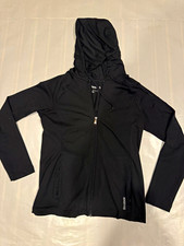 Women's Reebok zip-up Hoodie - Black - Small