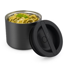 Bentgo Stainless Steel Insulated Food Container Carbon Black: Leakproof,