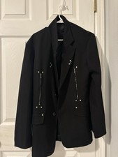 S yte Washer Finished Wool Gabardine Studs Jacket Yohji Yamamoto UY-J09-101-1-03