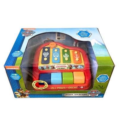 Fisher-Price 4-Noten Klavier Xylophon - rot, mit Aufklebern & Skye Figur - Neu