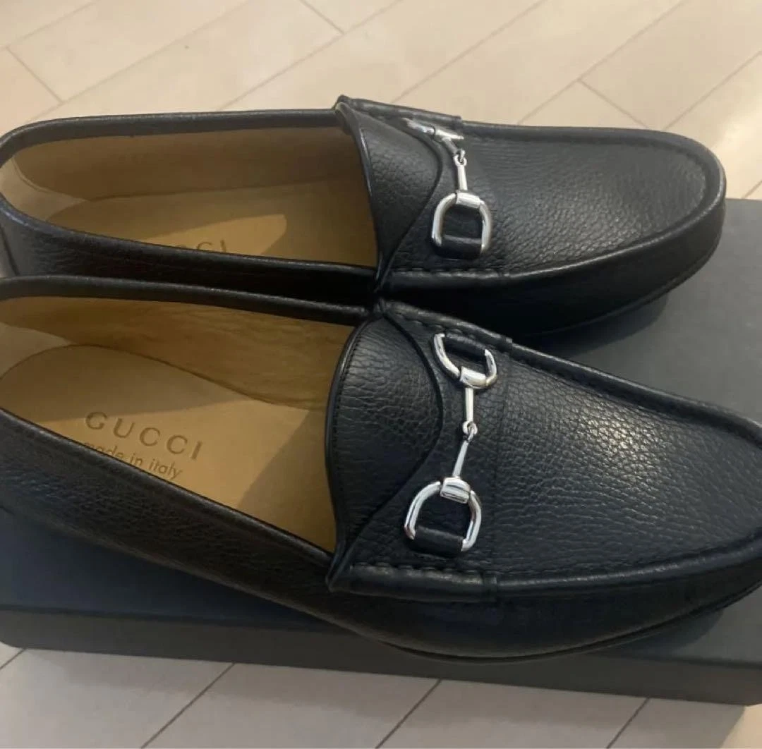 Mocassins Gucci homme 8,5US 7 taille 12 chaussures en cuir m10_0403