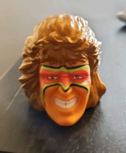 スポーツ ULTIMATE WARRIOR  SQUIRT HEAD WRESTLING #1-WWF Ultimate Warrior Squirt Head, 1990 Multi