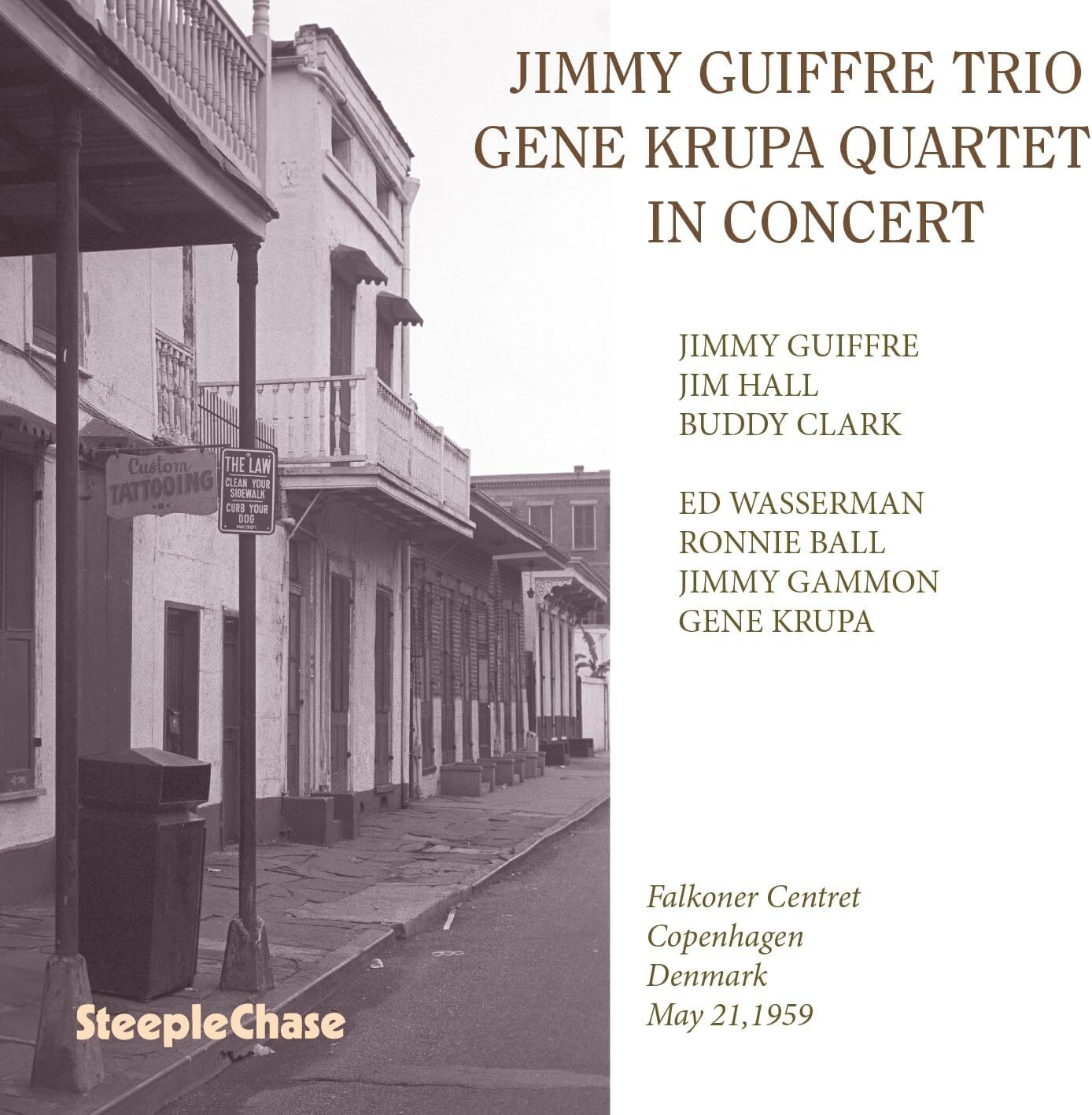 Концертный альбом Jimmy Guiffre Trio/Gene Krupa Quartet In Concert (CD) (ИМПОРТИРОВАН из Великобритании)