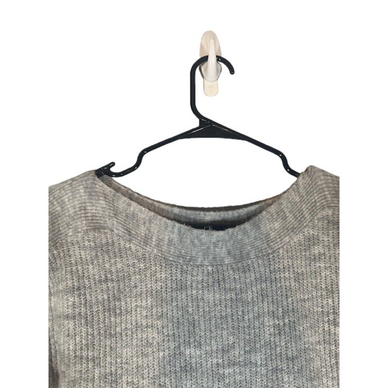 Leith Gray Long Sleeve Basic Simple Pullover Knit… - image 5