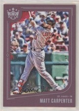 2019 Panini Diamond Kings Plum Framed Matt Carpenter #73 y0i