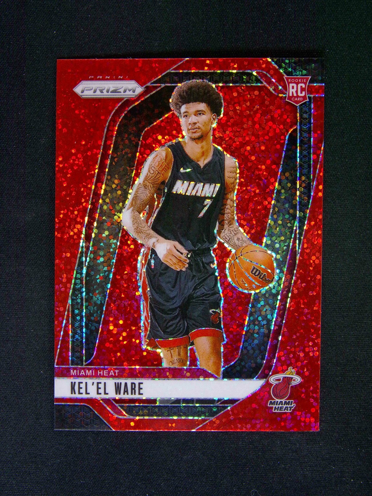 2024-25 Panini Prizm Kel'el Ware #248 RC Rookie Red Sparkle SP