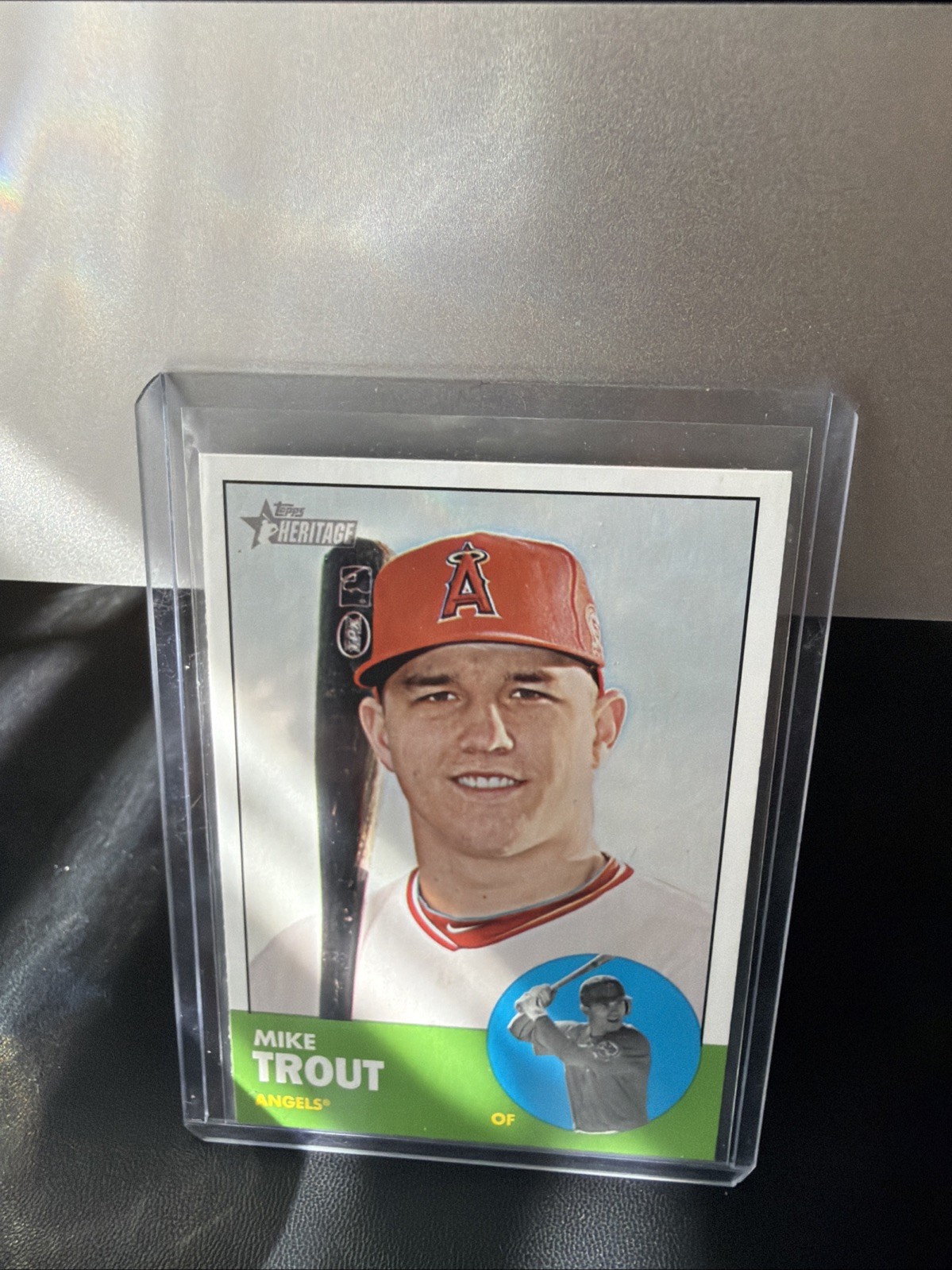 2012 Topps Heritage #207 Mike Trout ANGELS