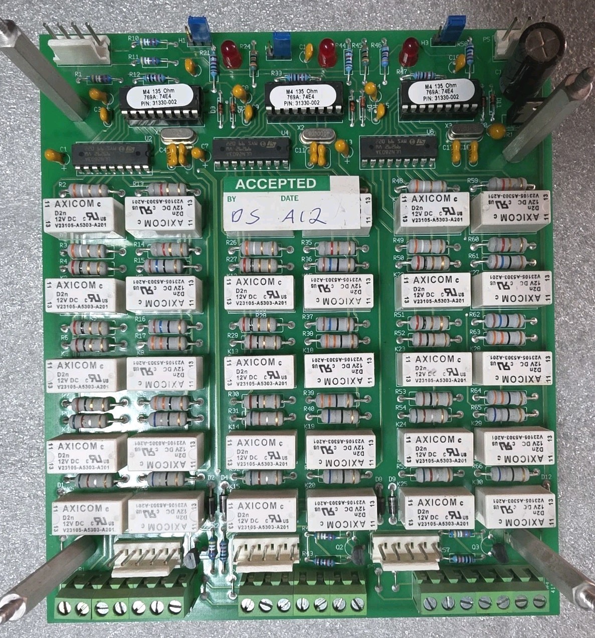 Foxboro Invensys Eurotherm CCC-5-B 4118 Relay Output Board 6180AF Working Pull