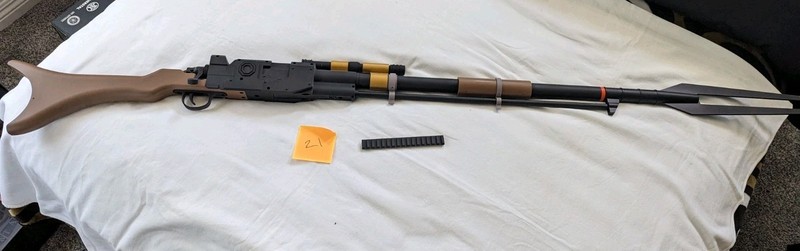 Mandolorian Custom Evike Pulse Rifle Bolt Action Airsoft Sniper rifle  Star Wars