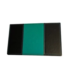 PHILIP MORRIS USA GREEN 2006 DOMINO SET W FAUX LEATHER CASE NEW 28 PIECE SET