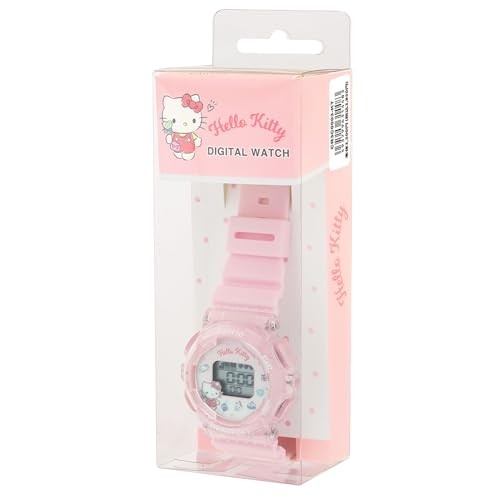 Sanrio] J-Axis Hello Kitty Digital Watch CR3C0003-KT Girls Pink | eBay