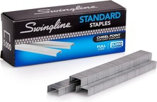 Swingline Staples, Standard Staplers for Desktop Staplers, 210/Strip, 5000/Box (