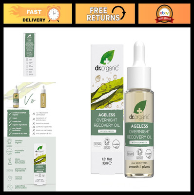 Ageless Overnight Recovery Oil with Seaweed | Hydrating, Smoothing, Plumping, Or