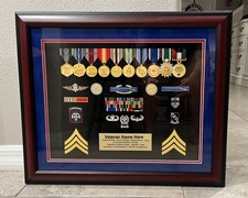 Custom Military Awards Display &ndash; Framed & Personalized Veteran Tribute