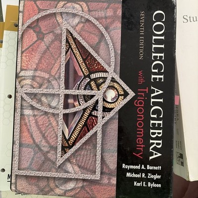 College Algebra and Trigonometry by Ziegler Bylee Barnett (2000, Hardcover)