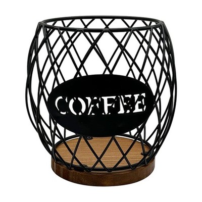 Coffee Pod Storage Metal Container Countertop Organization Coffee Pod Organizer