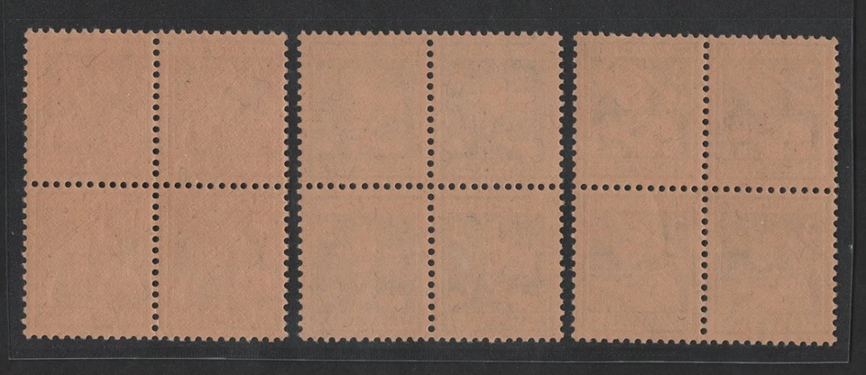 SUIZA 1916 SCOTT #B4-B6 BLOQUES DE 4 COMO NUEVOS NUNCA ARTICULADOS XF-EXCELENTE Foto 2 de 2