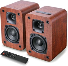 Bluetooth Bookshelf Speakers for Record Player,Active Speakers with 3 Inch Woofe