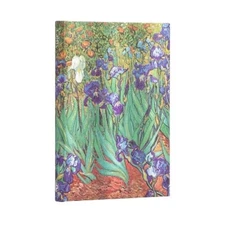 Paperblanks Van Gogh’s Irises Midi Unlined Hardcover Jour (Hardback) (UK IMPORT)