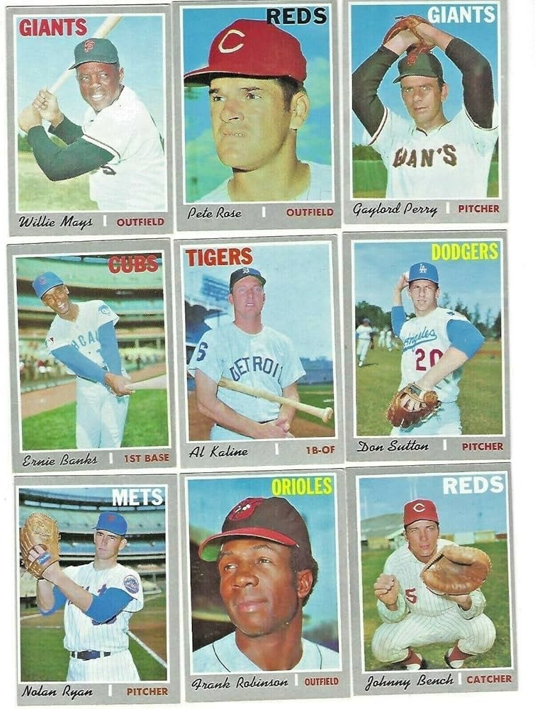 1970 Topps Baseball 251  - 700   -Complete Your Set
