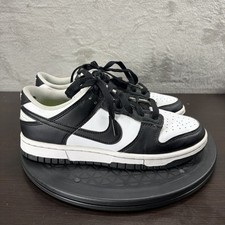 Nike Dunk Low 'Panda' Womens Size 7 Lace Up Athletic Black/White Sneakers