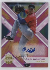 2018 Panini Elite Extra Edition Tie-Dye 8/10 Osiel Rodriguez #162 Auto 11mg
