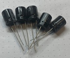 100  F, 20 , 63 VDC, Electrolytic Capacitor, Illinois Capacitor Brand, 5 Each
