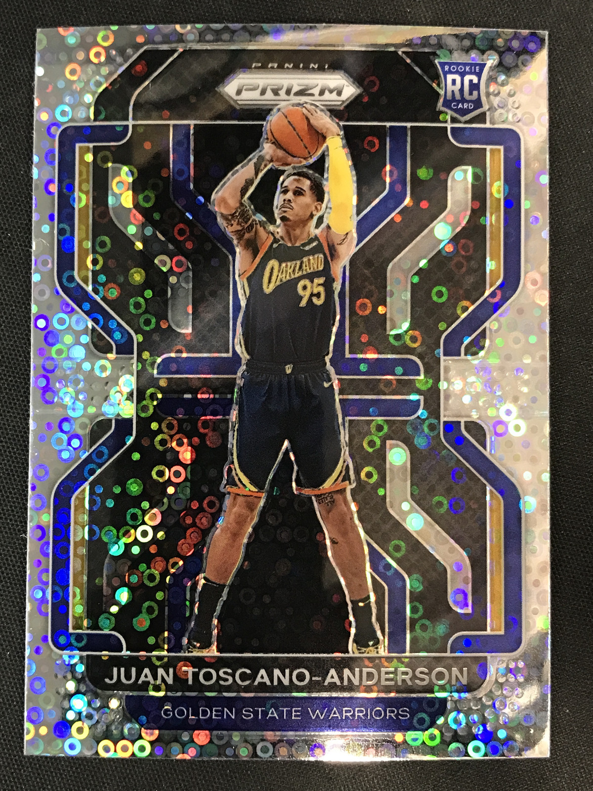 2021-22 Prizm #295 Juan Toscano-Anderson Golden State Warriors Fast Break RC