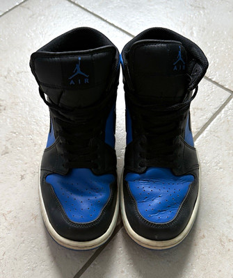 Jordan Air Jordan 1 Mid Jungen Sneaker Mid-Top Schwarz/Blau EU 42,5 MPN