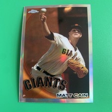 2010 Topps Chrome - Matt Cain #118 Refractor