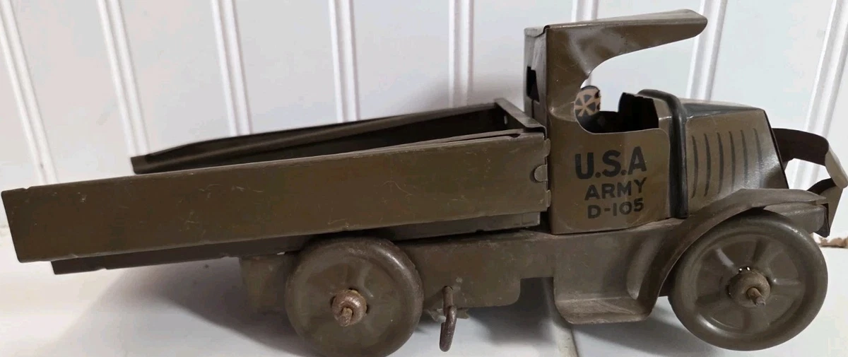 Marx Army Toys In Vintage Manufacture Diecast Cars, Trucks & Vans