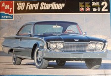 60 Ford Starliner - Mirrors Door Handles - Amt 30044 - Model Car Kit Parts Lot