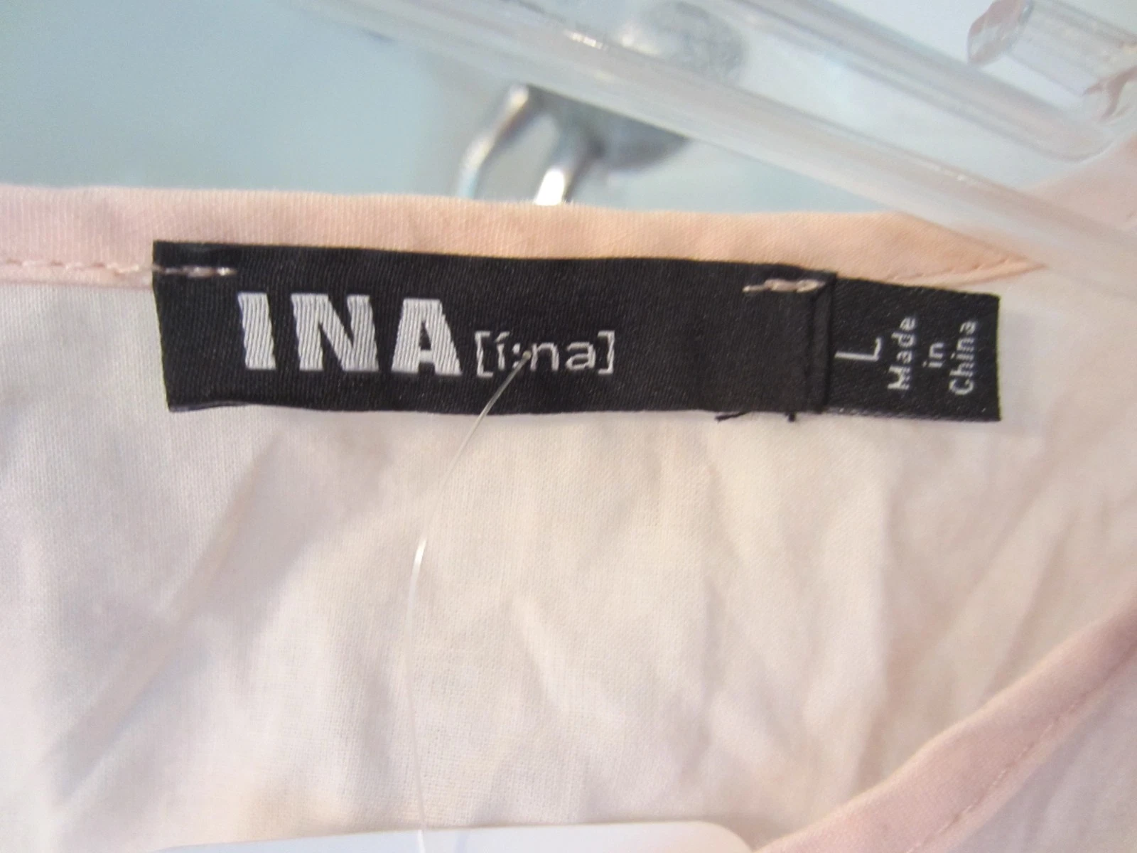 VETEMENTS Abito donna manica corta nuovo con etichetta INA taglia L colore rosa SUPER CARINO