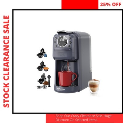 4in1 Capsule Espresso Machine Nespresso Dolce Gusto Coffee Maker
