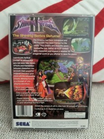 Shining Force III (Sega Saturn, 1998). Cib. Tested & Working