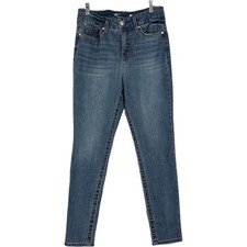 Seven7 for All Mankind Women's Tummyless High Rise Skinny Jeans Mars 12 Regular